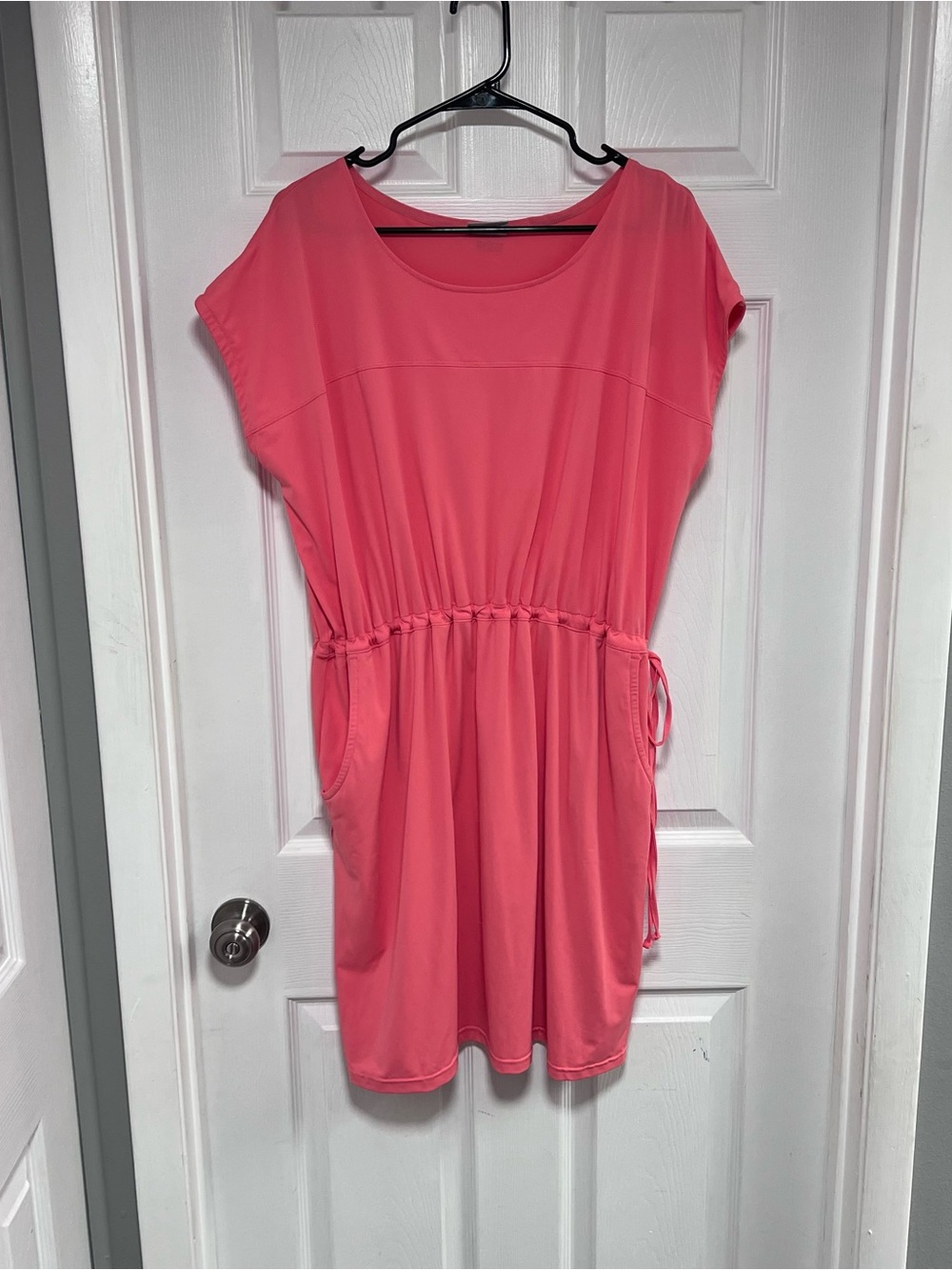 Columbia Sportswear Women’s Coral Pink Drawstring Waist Dress Dry-Fast Size XXL